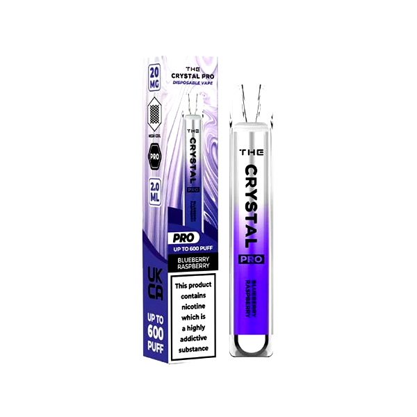 20mg The Crystal Pro Disposable Vape Device 600 Puffs