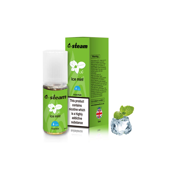 A-Steam Fruit Flavours 18MG 10ML (50VG/50PG)