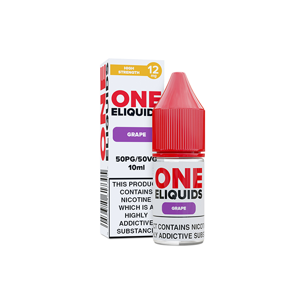 12mg One E-Liquids Flavoured Nic Shot 10ml (50VG/50PG)