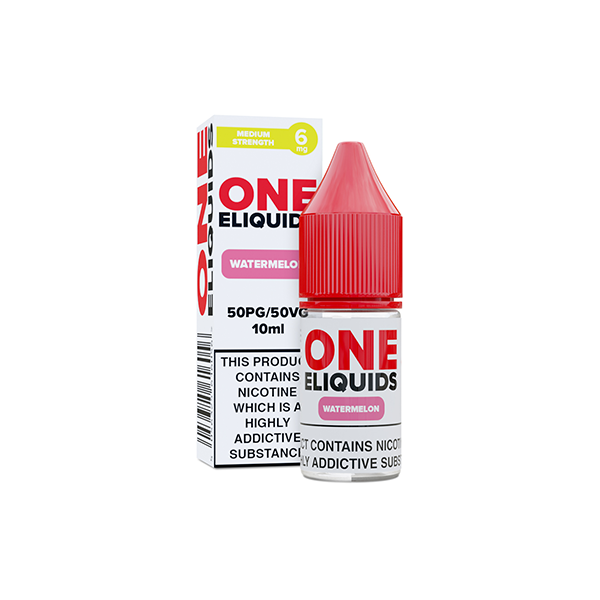 6mg One E-Liquids Flavoured Nic Shot 10ml (50VG/50PG)