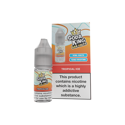 10mg Soda King Bar SALTS Nic Salts 10ml - (50VG/50PG)