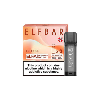 ELF Bar ELFA 20mg Replacement Prefilled Pods 2ml