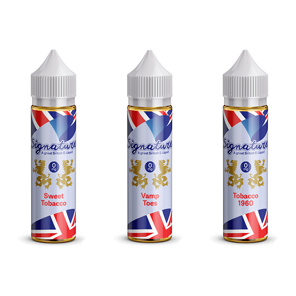 Signature Vapours 50ml E-liquid 0mg (50VG/50PG)