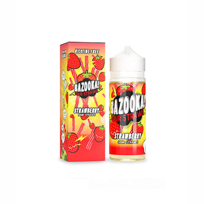 Bazooka Sour Straws 100ml Shortfill 0mg (70VG/30PG)