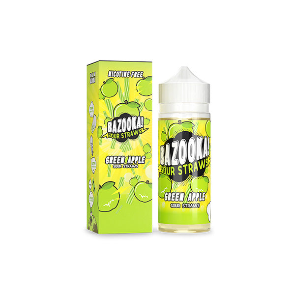 Bazooka Sour Straws 100ml Shortfill 0mg (70VG/30PG)