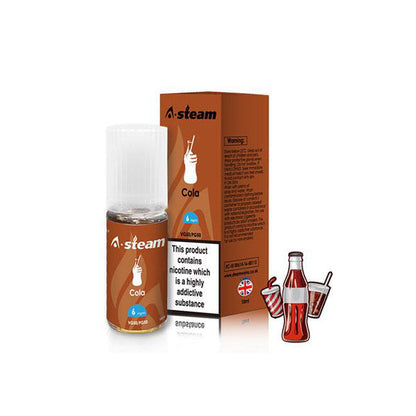 A-Steam Fruit Flavours 12MG 10ML (50VG/50PG)