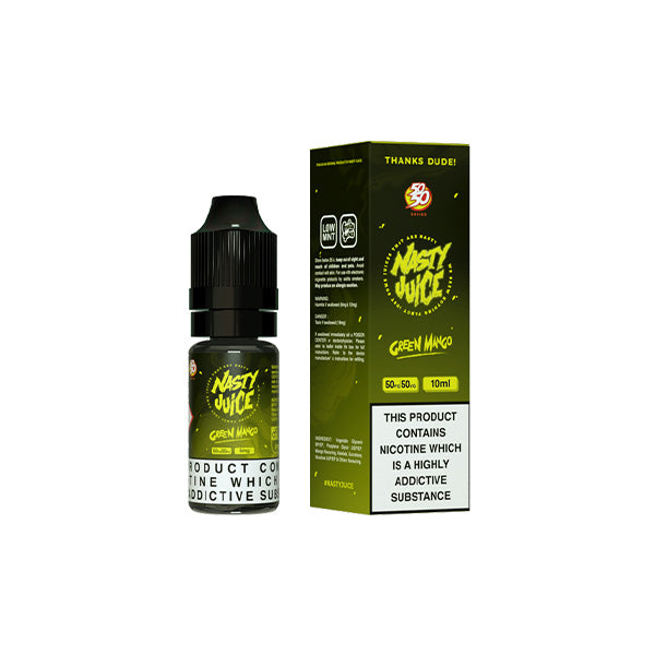 Nasty 50/50 18mg 10ml E-Liquids (50VG/50PG)