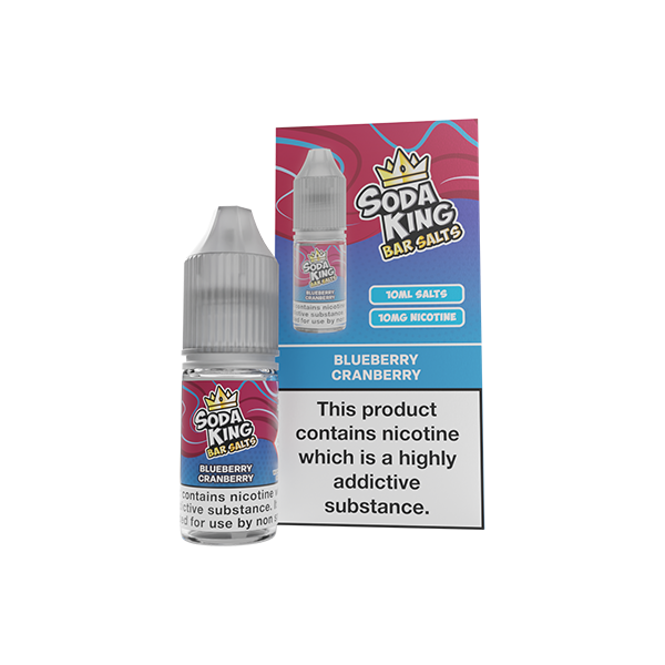 10mg Soda King Bar SALTS Nic Salts 10ml - (50VG/50PG)