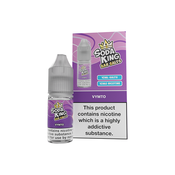 10mg Soda King Bar SALTS Nic Salts 10ml - (50VG/50PG)