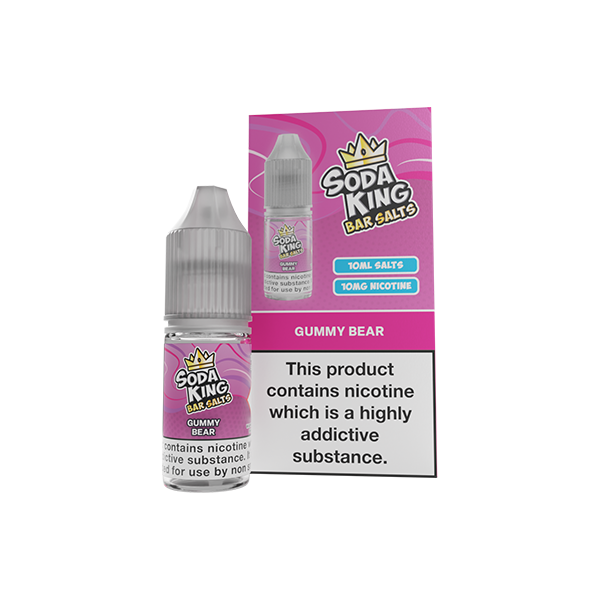 10mg Soda King Bar SALTS Nic Salts 10ml - (50VG/50PG)