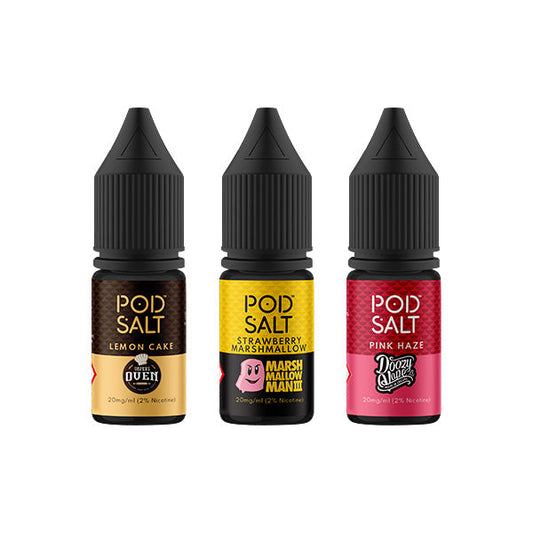 11mg Pod Salt Fusions 10ml Nic Salt (50VG/50PG)